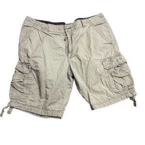 Union Bay‎ Mens Size 42 Beige Tan 100% Cotton Cargo Shorts